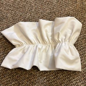Zara white tube top